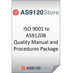 ISO 9001 to AS9120b Quality Manual and Procedures Package