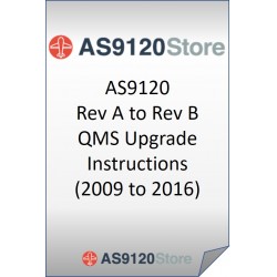 AS9120 Rev A to Rev B QMS Upgrade Instructions (2009&gt;&gt;2016)