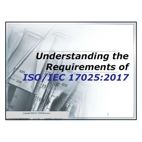 17025:2017 Requirements Training-PPT